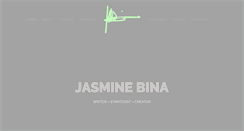 Desktop Screenshot of jasminebina.com